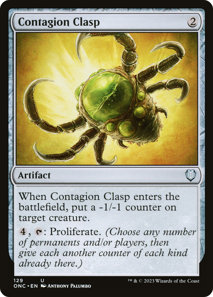 Contagion Clasp [Phyrexia: All Will Be One Commander] | Gaming Infinity