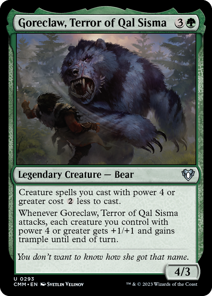 Goreclaw, Terror of Qal Sisma [Commander Masters] | Gaming Infinity