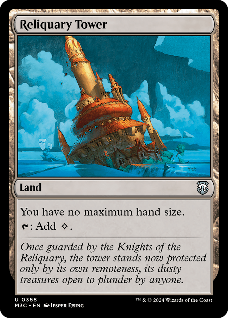 Reliquary Tower (Ripple Foil) [Modern Horizons 3 Commander] | Gaming Infinity