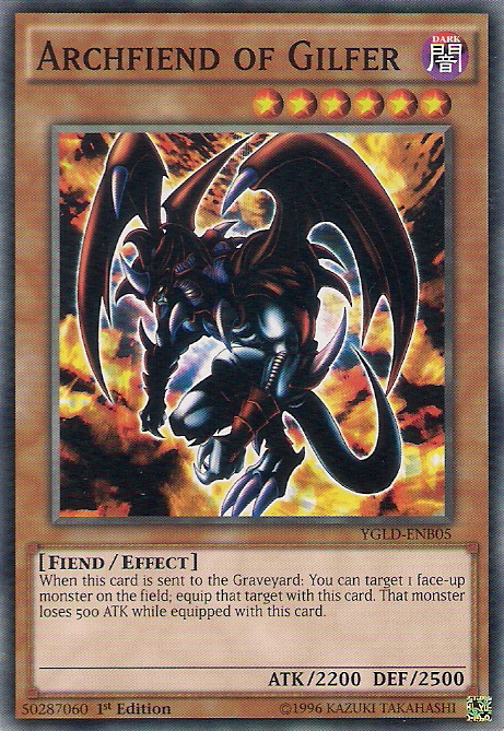 Archfiend of Gilfer [YGLD-ENB05] Common | Gaming Infinity