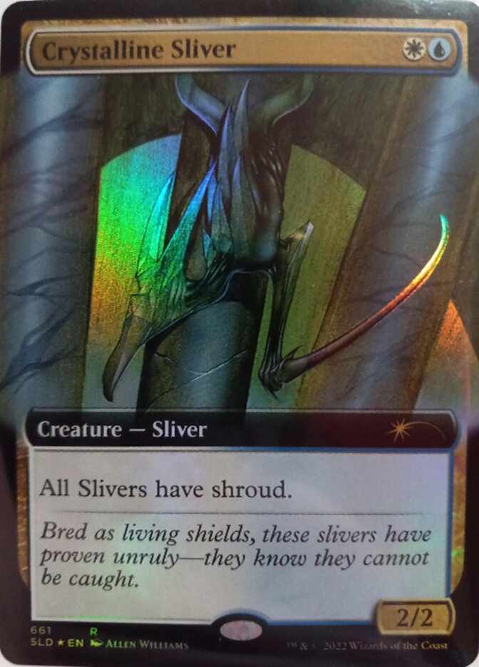 Crystalline Sliver (Extended Art) [Secret Lair Drop Promos] | Gaming Infinity