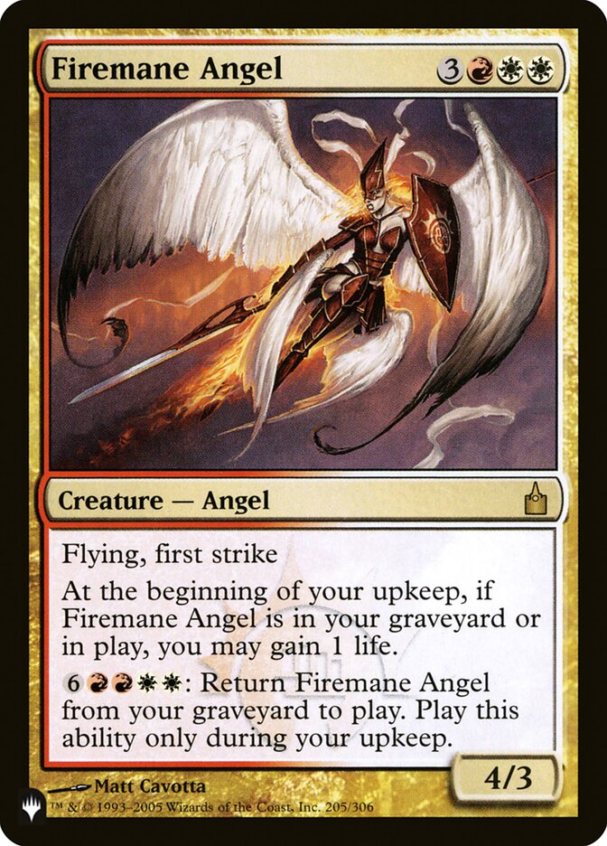 Firemane Angel [The List] | Gaming Infinity