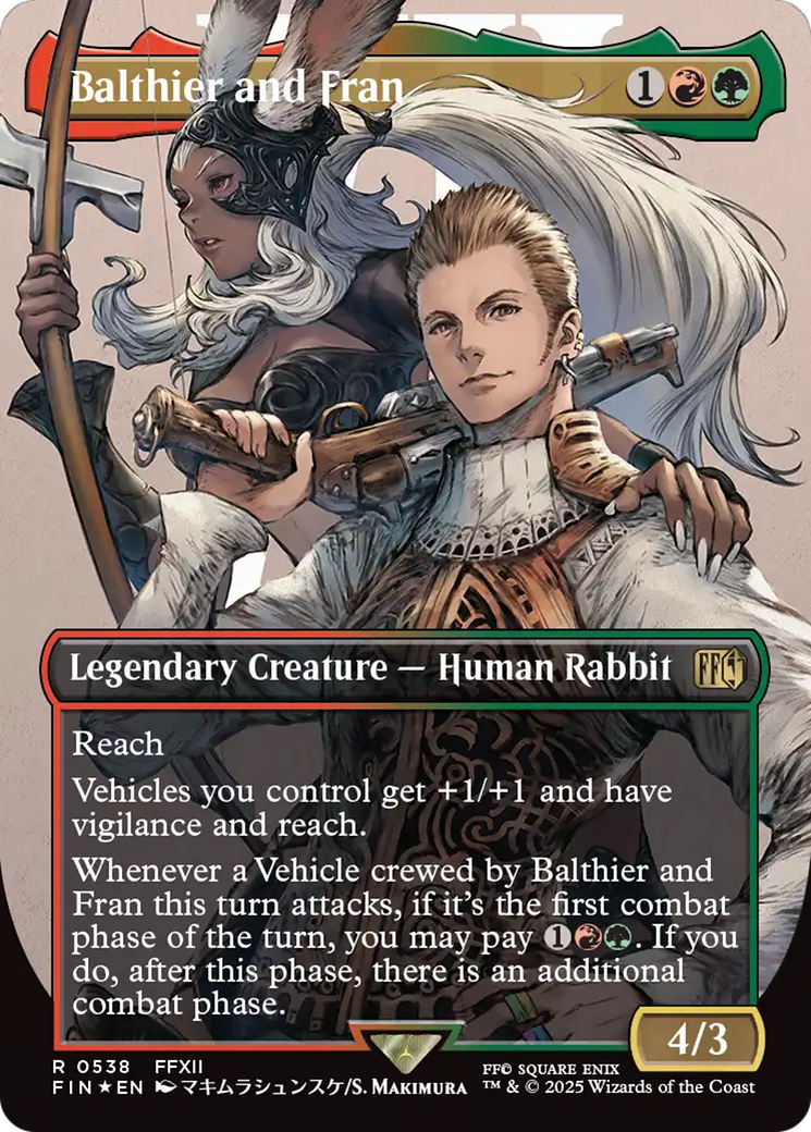 Balthier and Fran (Borderless) (Surge Foil) [FINAL FANTASY] | Gaming Infinity