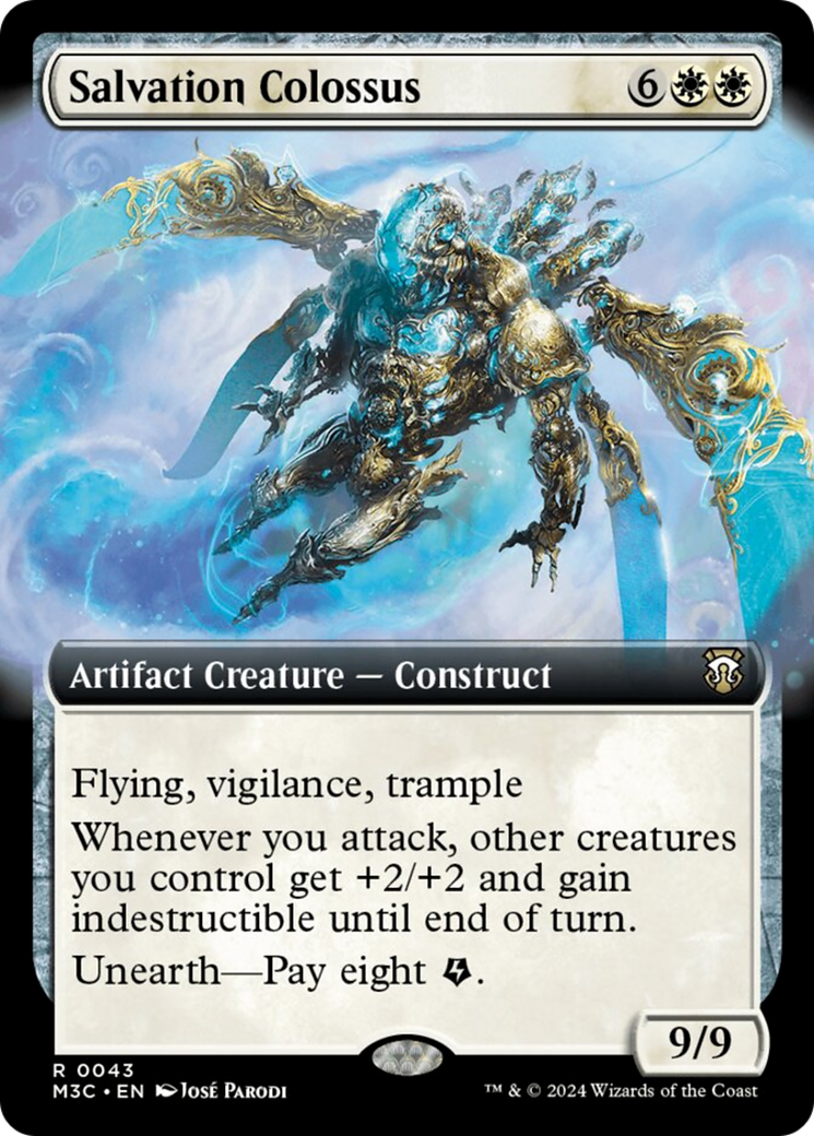 Salvation Colossus (Extended Art) (Ripple Foil) [Modern Horizons 3 Commander] | Gaming Infinity