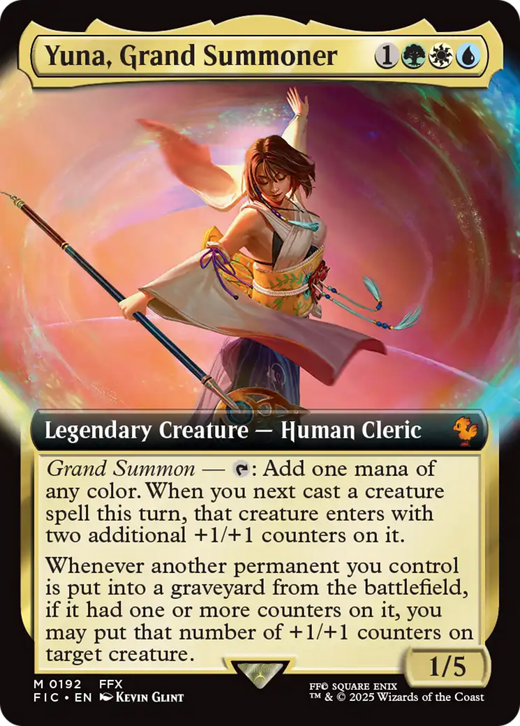 Yuna, Grand Summoner (Extended Art) [FINAL FANTASY Commander] | Gaming Infinity