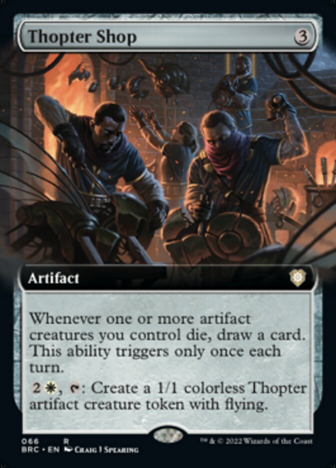 Thopter Shop (Extended Art) [The Brothers' War Commander] | Gaming Infinity