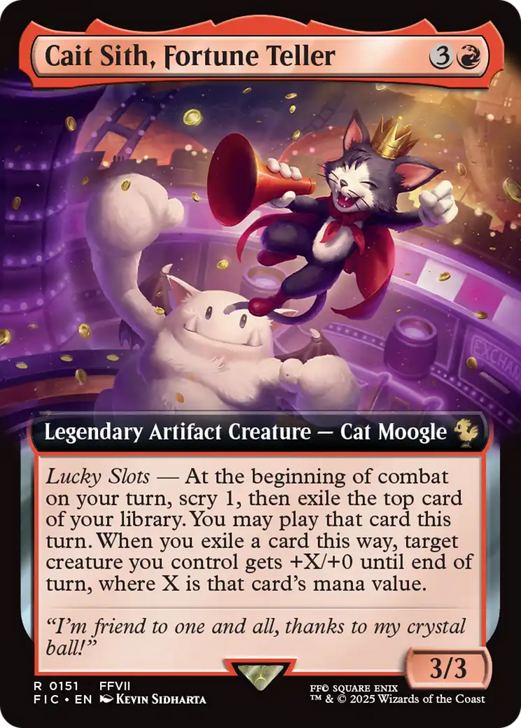 Cait Sith, Fortune Teller (Extended Art) [FINAL FANTASY Commander] | Gaming Infinity