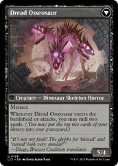 Visage of Dread // Dread Osseosaur [The Lost Caverns of Ixalan] | Gaming Infinity