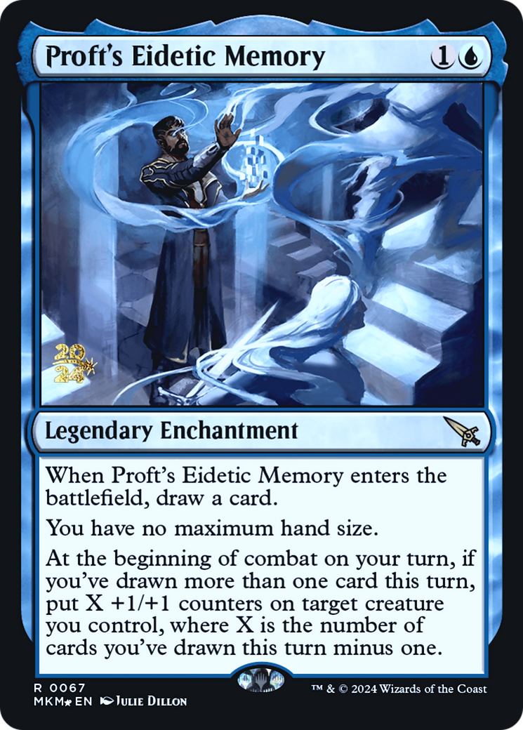 Proft's Eidetic Memory [Murders at Karlov Manor Prerelease Promos] | Gaming Infinity