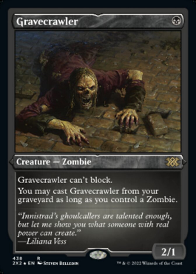 Gravecrawler (Foil Etched) [Double Masters 2022] | Gaming Infinity