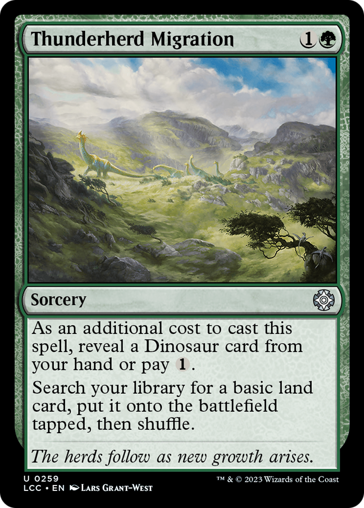 Thunderherd Migration [The Lost Caverns of Ixalan Commander] | Gaming Infinity