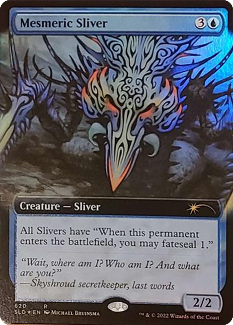 Mesmeric Sliver (Extended Art) [Secret Lair Drop Series] | Gaming Infinity