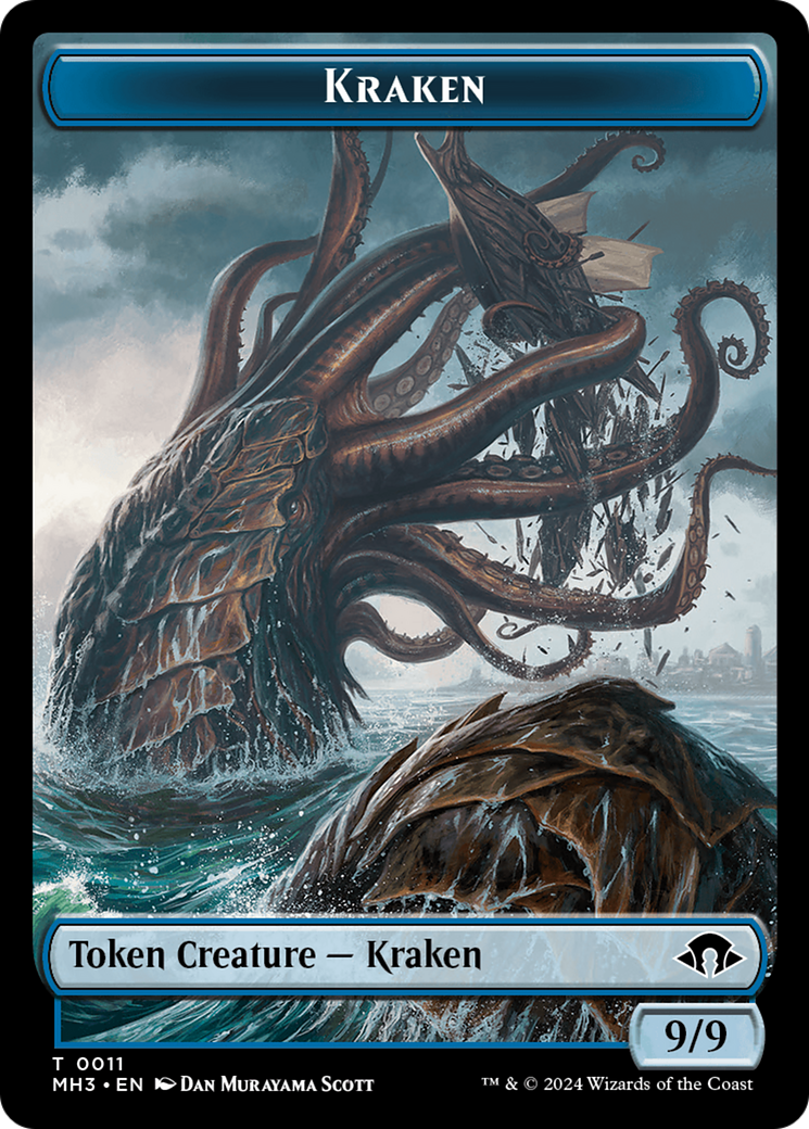 Kraken Token [Modern Horizons 3 Tokens] | Gaming Infinity