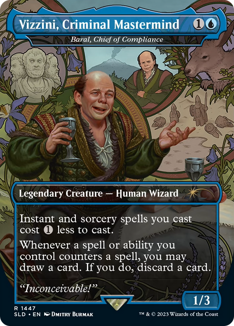 Vizzini, Criminal Mastermind - Baral, Chief of Compliance [Secret Lair Drop Series] | Gaming Infinity