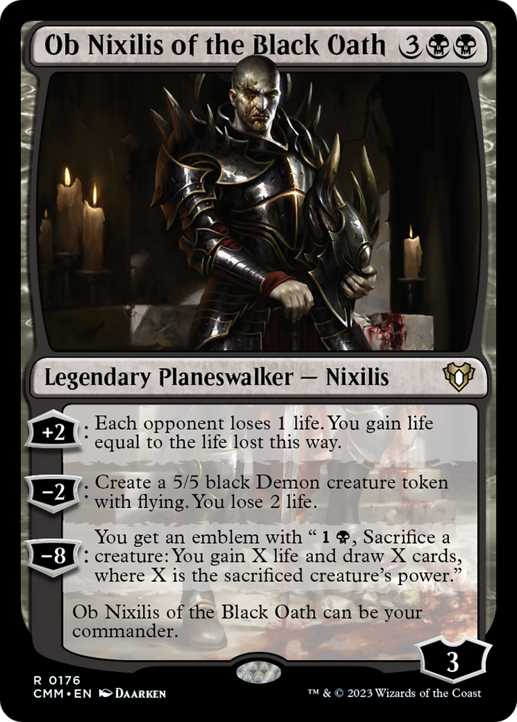 Ob Nixilis of the Black Oath [Commander Masters] | Gaming Infinity