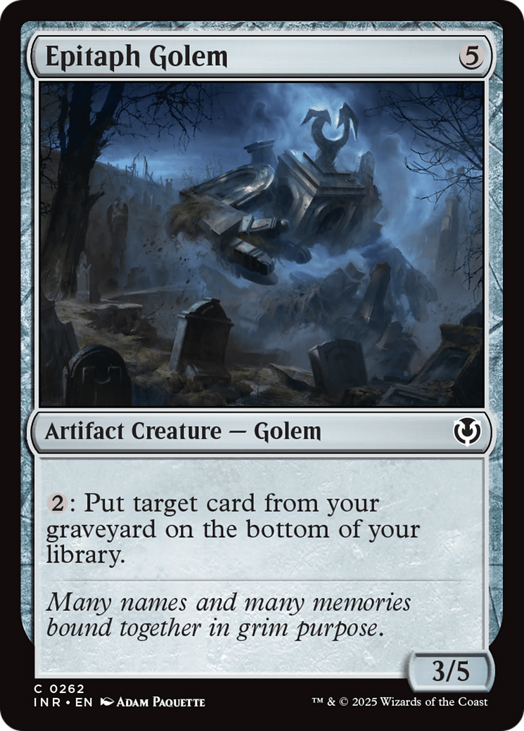 Epitaph Golem [Innistrad Remastered] | Gaming Infinity