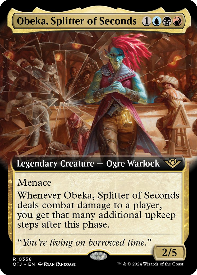 Obeka, Splitter of Seconds (Extended Art) [Outlaws of Thunder Junction] | Gaming Infinity