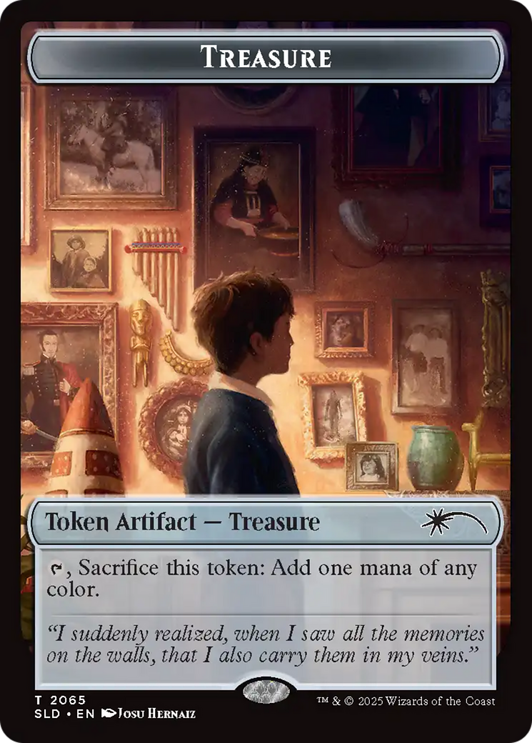 Treasure Token (2065) (Rainbow Foil) [Secret Lair Drop Series] | Gaming Infinity