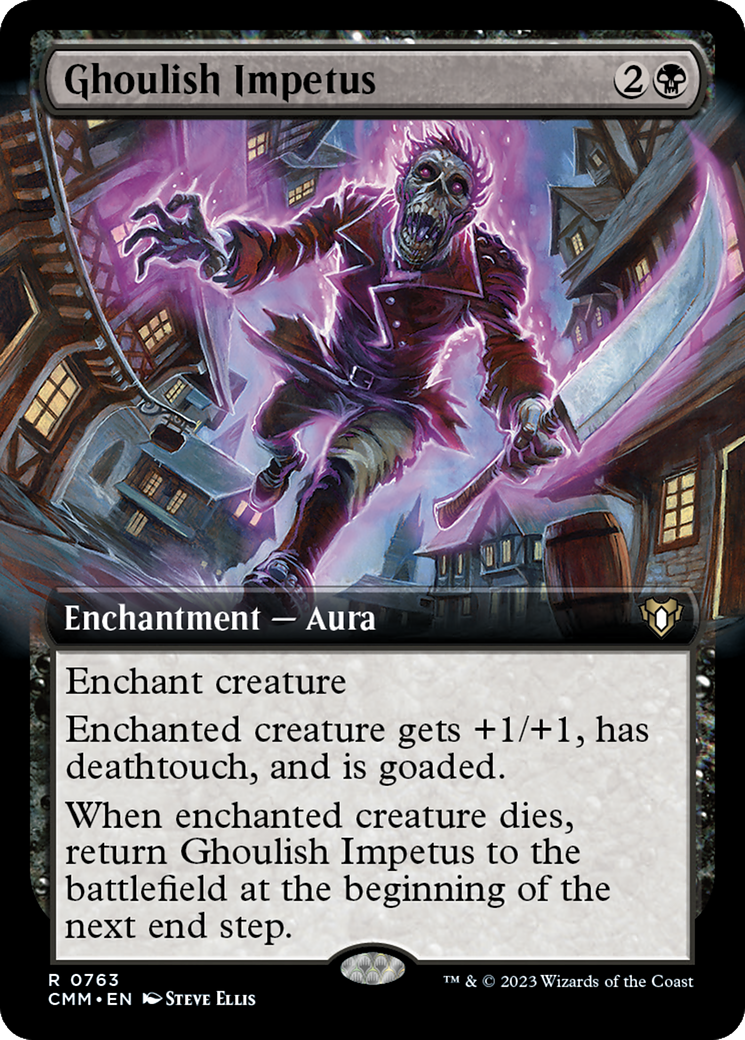 Ghoulish Impetus (Extended Art) [Commander Masters] | Gaming Infinity