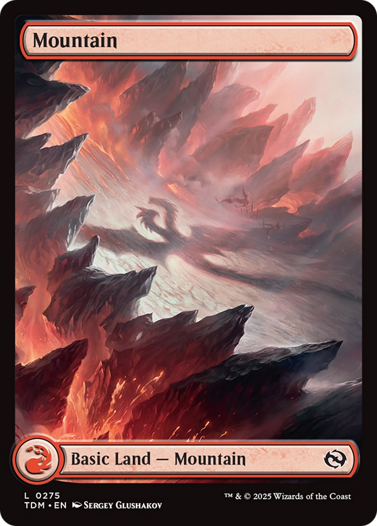 Mountain (0275) [Tarkir: Dragonstorm] | Gaming Infinity