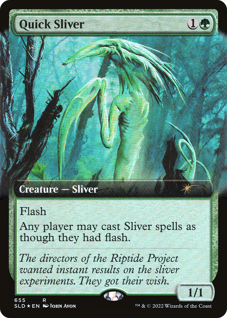 Quick Sliver (Extended Art) [Secret Lair Drop Promos] | Gaming Infinity