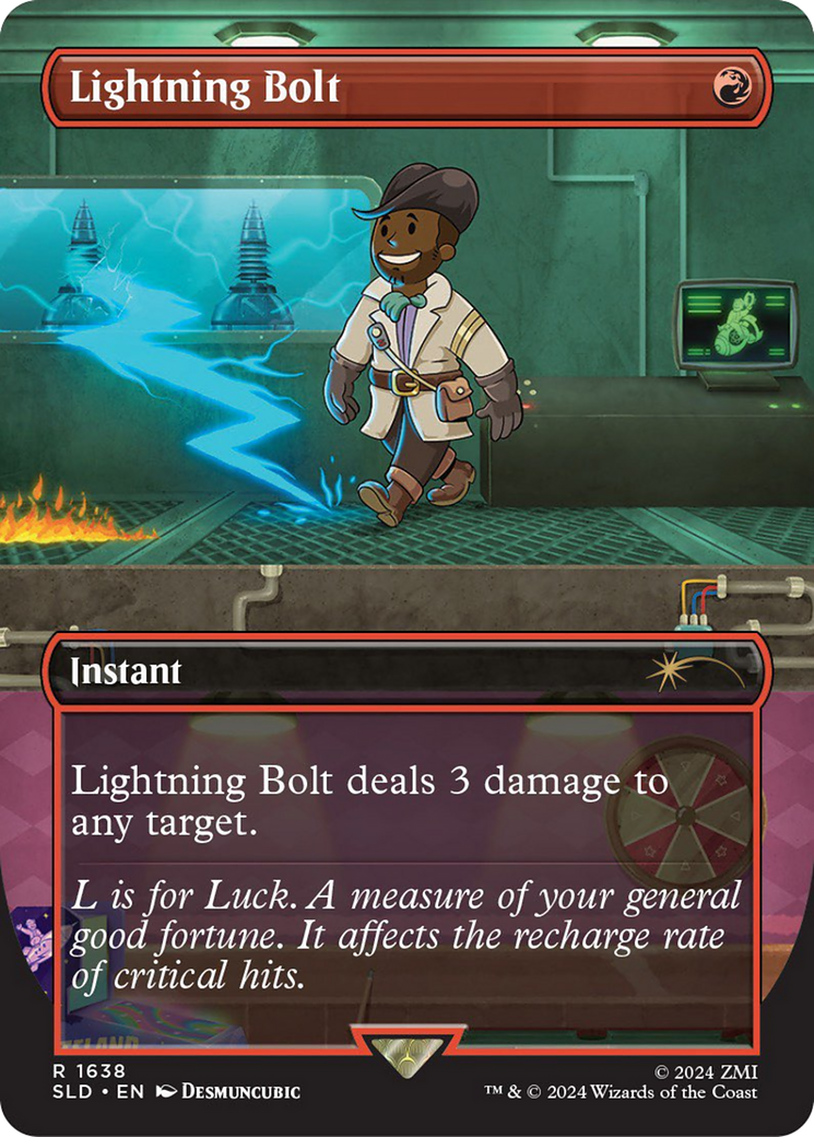 Lightning Bolt (1638) (Rainbow Foil) [Secret Lair Drop Series] | Gaming Infinity