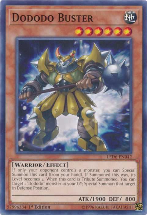 Dododo Buster [LED6-EN042] Common | Gaming Infinity