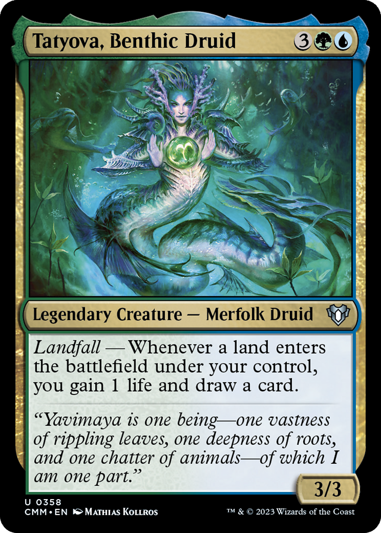 Tatyova, Benthic Druid [Commander Masters] | Gaming Infinity