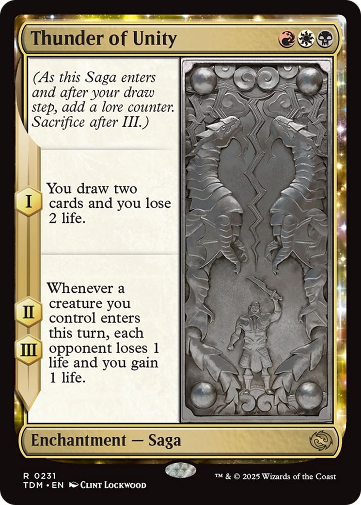 Thunder of Unity [Tarkir: Dragonstorm] | Gaming Infinity