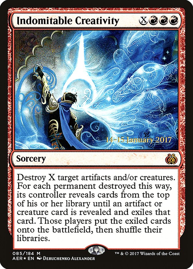 Indomitable Creativity [Aether Revolt Prerelease Promos] | Gaming Infinity