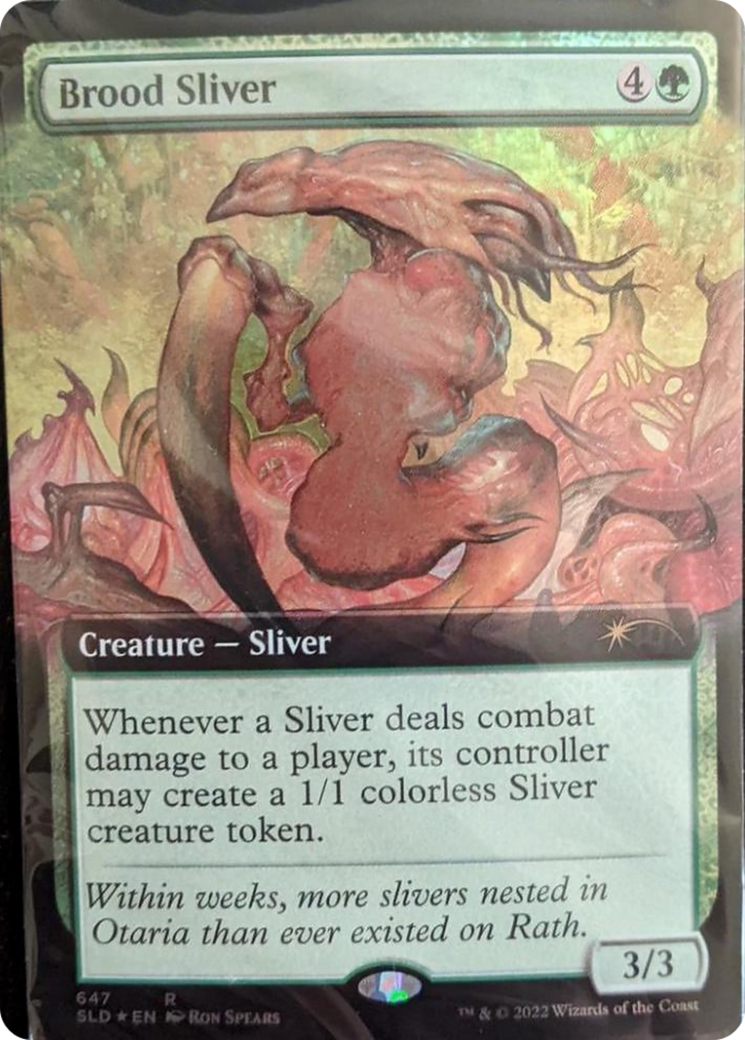 Brood Sliver (Extended Art) [Secret Lair Drop Promos] | Gaming Infinity