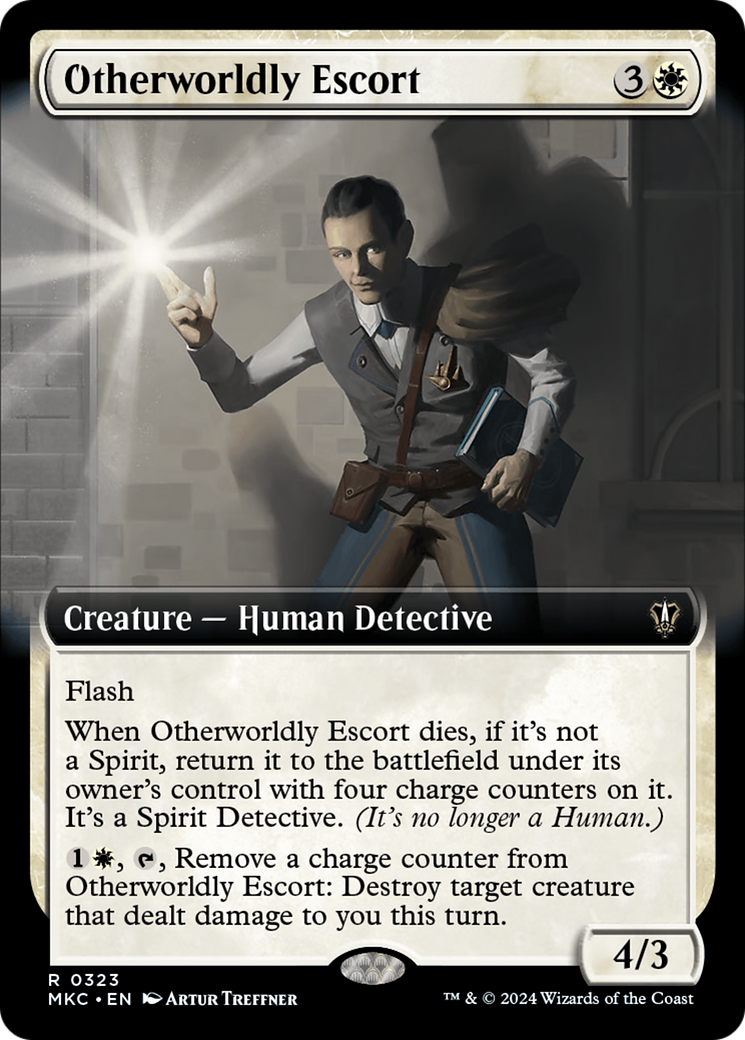 Otherworldly Escort (Extended Art) [Murders at Karlov Manor Commander] | Gaming Infinity