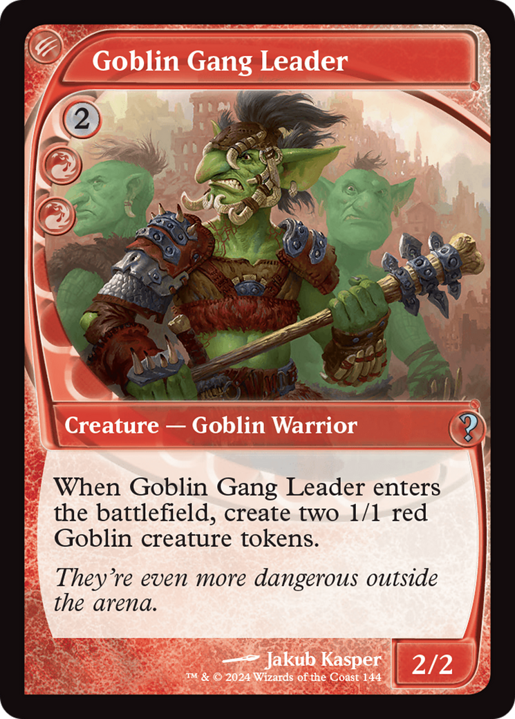 Goblin Gang Leader (Future Sight) [Mystery Booster 2] | Gaming Infinity