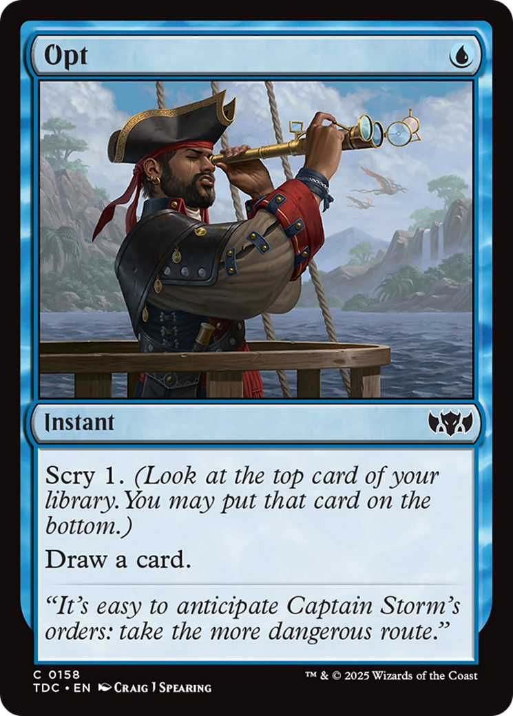 Opt [Tarkir: Dragonstorm Commander] | Gaming Infinity
