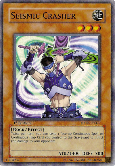 Seismic Crasher [FOTB-EN027] Common | Gaming Infinity