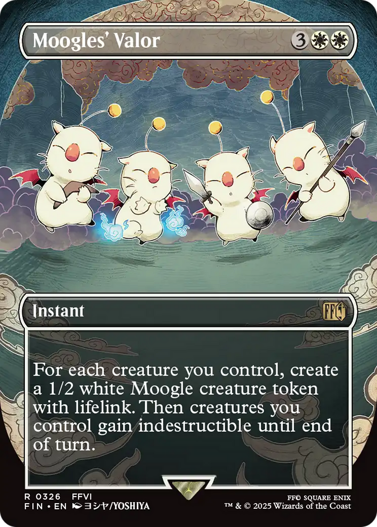 Moogles' Valor (Borderless) [FINAL FANTASY] | Gaming Infinity