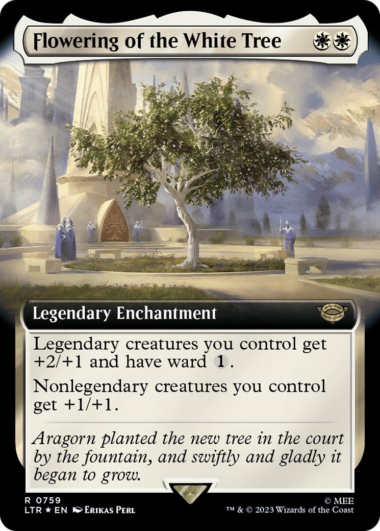 Flowering of the White Tree (Extended Art) (Surge Foil) [The Lord of the Rings: Tales of Middle-Earth] | Gaming Infinity