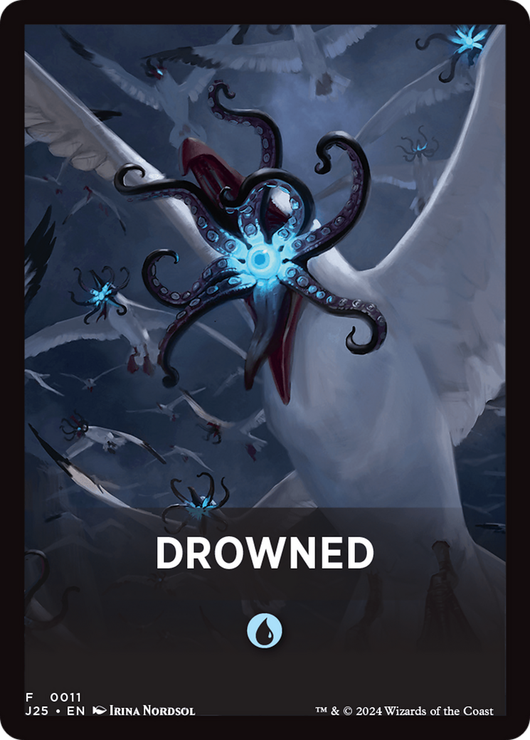 Drowned Theme Card [Foundations Jumpstart Front Cards] | Gaming Infinity