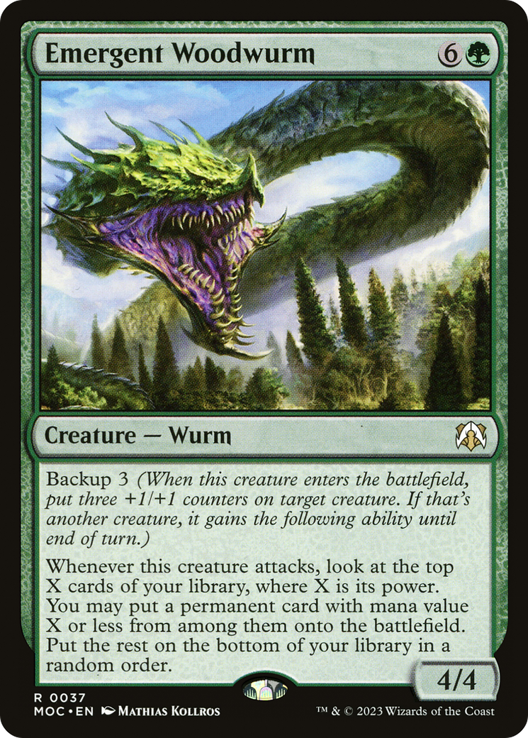 Emergent Woodwurm [March of the Machine Commander] | Gaming Infinity