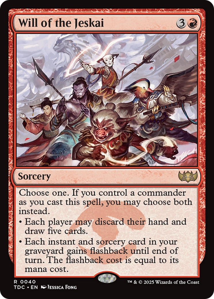 Will of the Jeskai [Tarkir: Dragonstorm Commander] | Gaming Infinity