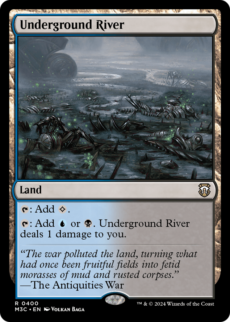 Underground River (Ripple Foil) [Modern Horizons 3 Commander] | Gaming Infinity