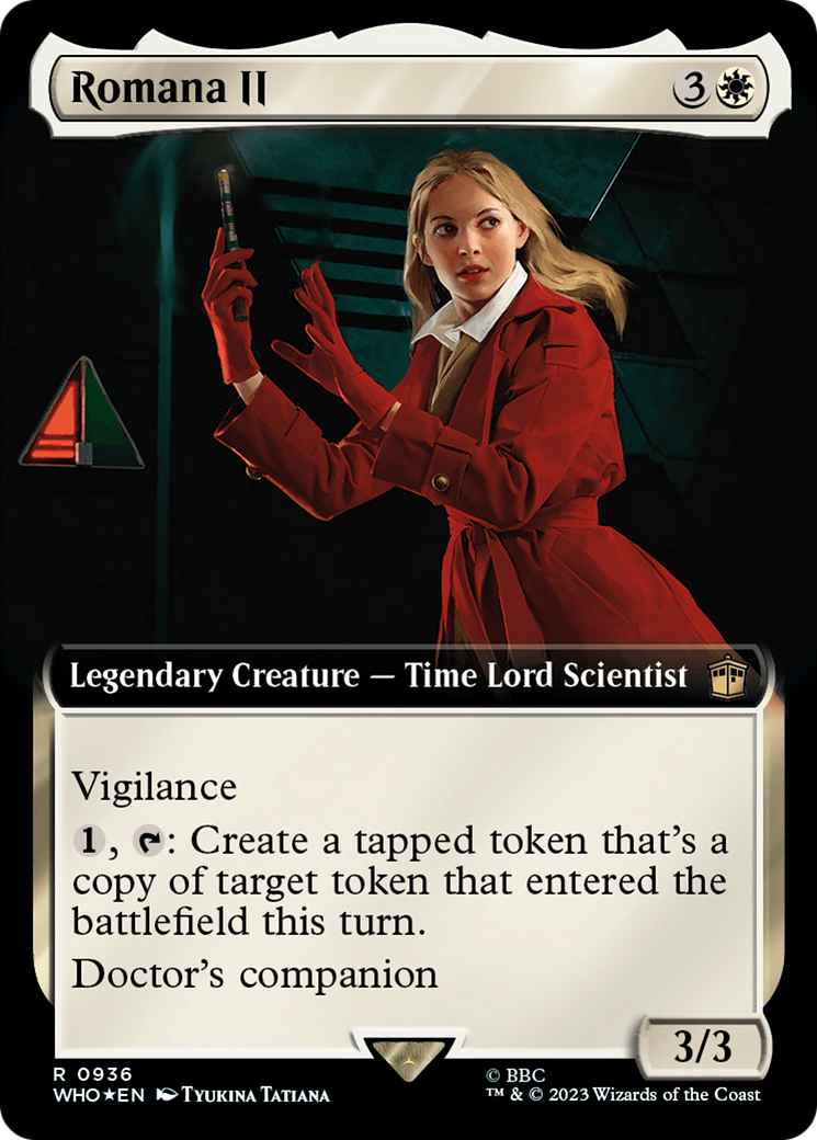 Romana II (Extended Art) (Surge Foil) [Doctor Who] | Gaming Infinity