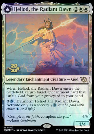 Heliod, the Radiant Dawn // Heliod, the Warped Eclipse [March of the Machine Prerelease Promos] | Gaming Infinity
