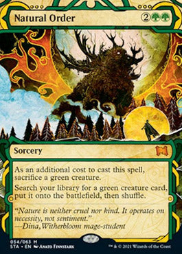 Natural Order (Foil Etched) [Strixhaven: Mystical Archive] | Gaming Infinity
