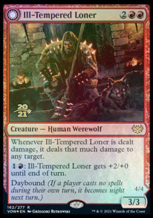 Ill-Tempered Loner // Howlpack Avenger [Innistrad: Crimson Vow Prerelease Promos] | Gaming Infinity