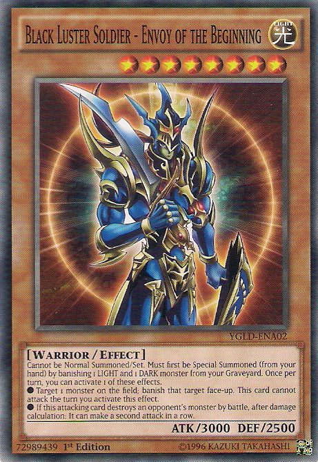 Black Luster Soldier - Envoy of the Beginning [YGLD-ENA02] Common | Gaming Infinity