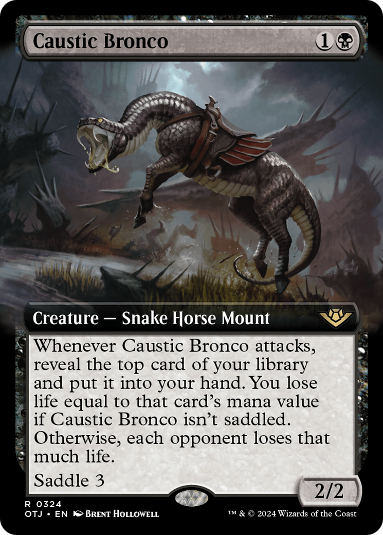 Caustic Bronco (Extended Art) [Outlaws of Thunder Junction] | Gaming Infinity