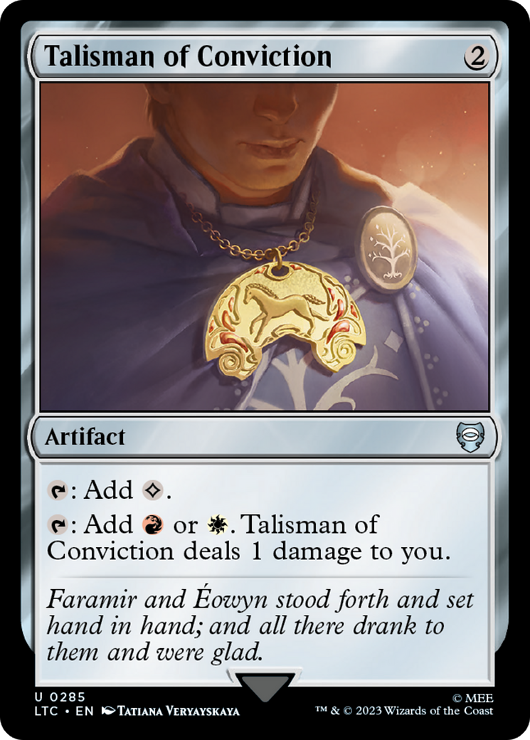 Talisman of Conviction [The Lord of the Rings: Tales of Middle-Earth Commander] | Gaming Infinity