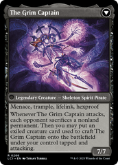 Throne of the Grim Captain // The Grim Captain [The Lost Caverns of Ixalan Prerelease Cards] | Gaming Infinity