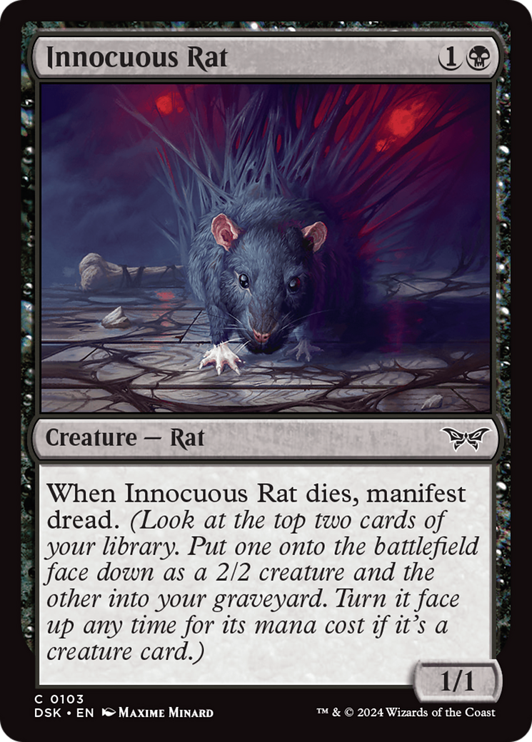 Innocuous Rat [Duskmourn: House of Horror] | Gaming Infinity